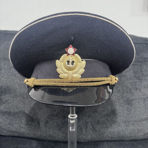 SOVIET RUSSIAN NAVY VISOR HAT CAP CAPTAIN